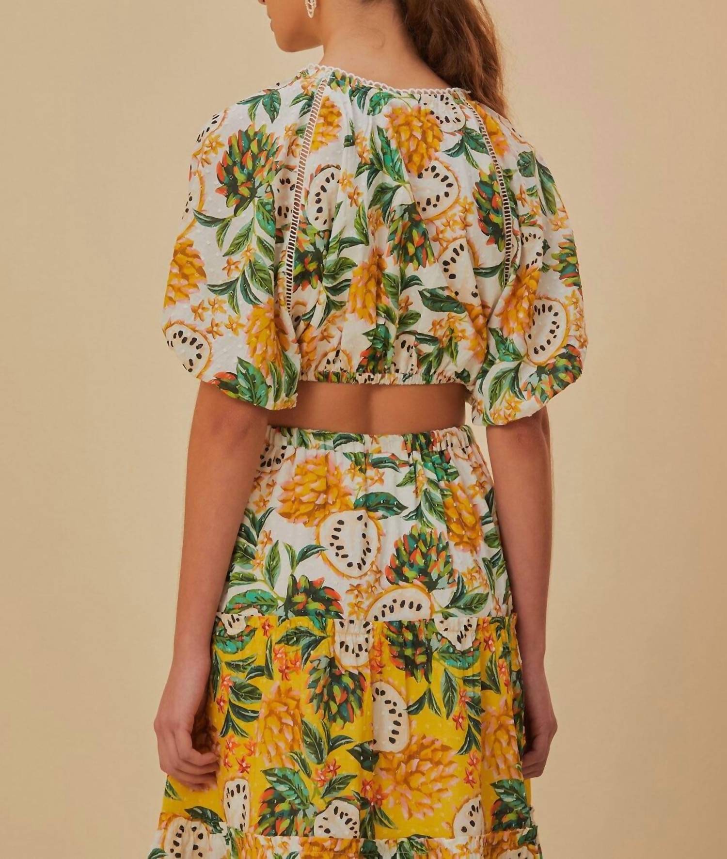 Farm Rio - Biriba Cropped Top