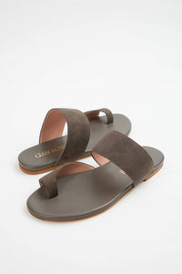 ZEFIRO FLAT SUEDE SANDALS