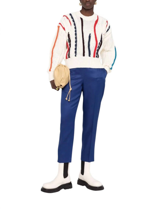 Salvatore Ferragamo - Straight Leg Silk Trousers