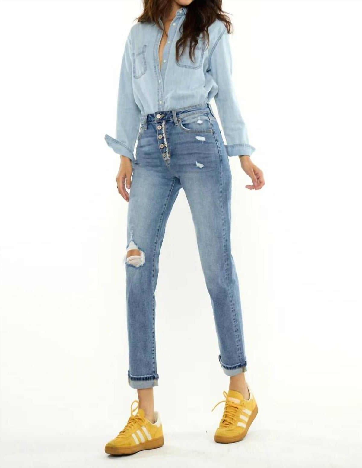 Kancan - Stormi High Rise Mom Jeans