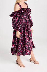 Ulla Johnson - Caprice Ruffled Floral Print Midi Dress