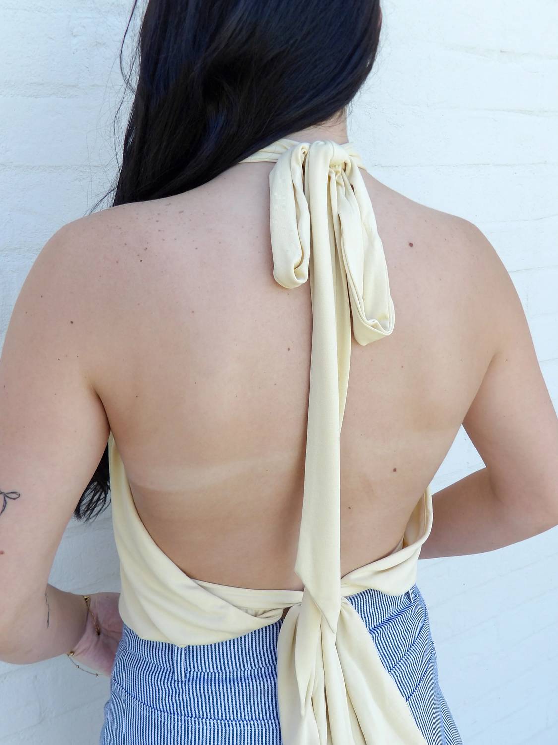 Loucia - The Honey Glow High-neck Halter Top