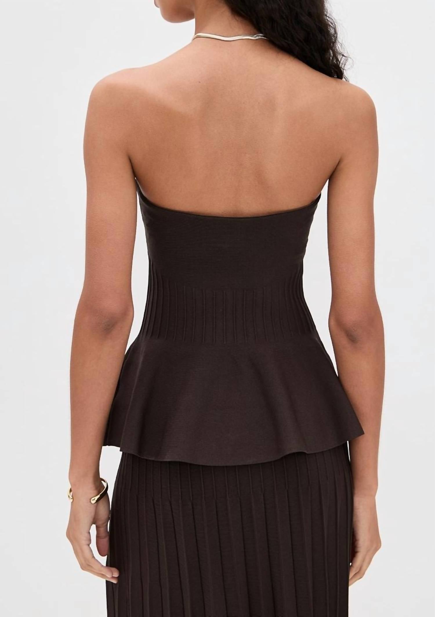 Staud - Evie Strapless Top