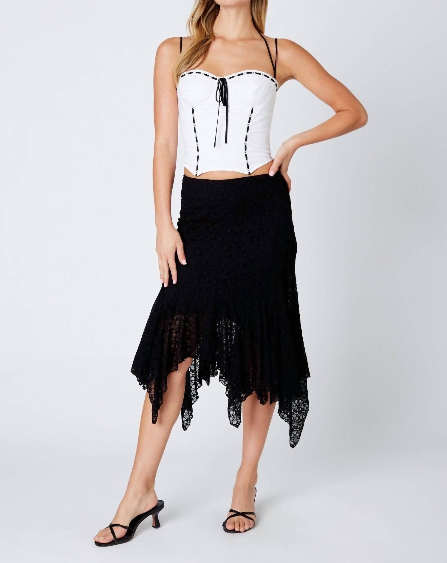 Cla - Lace Midi Skirt