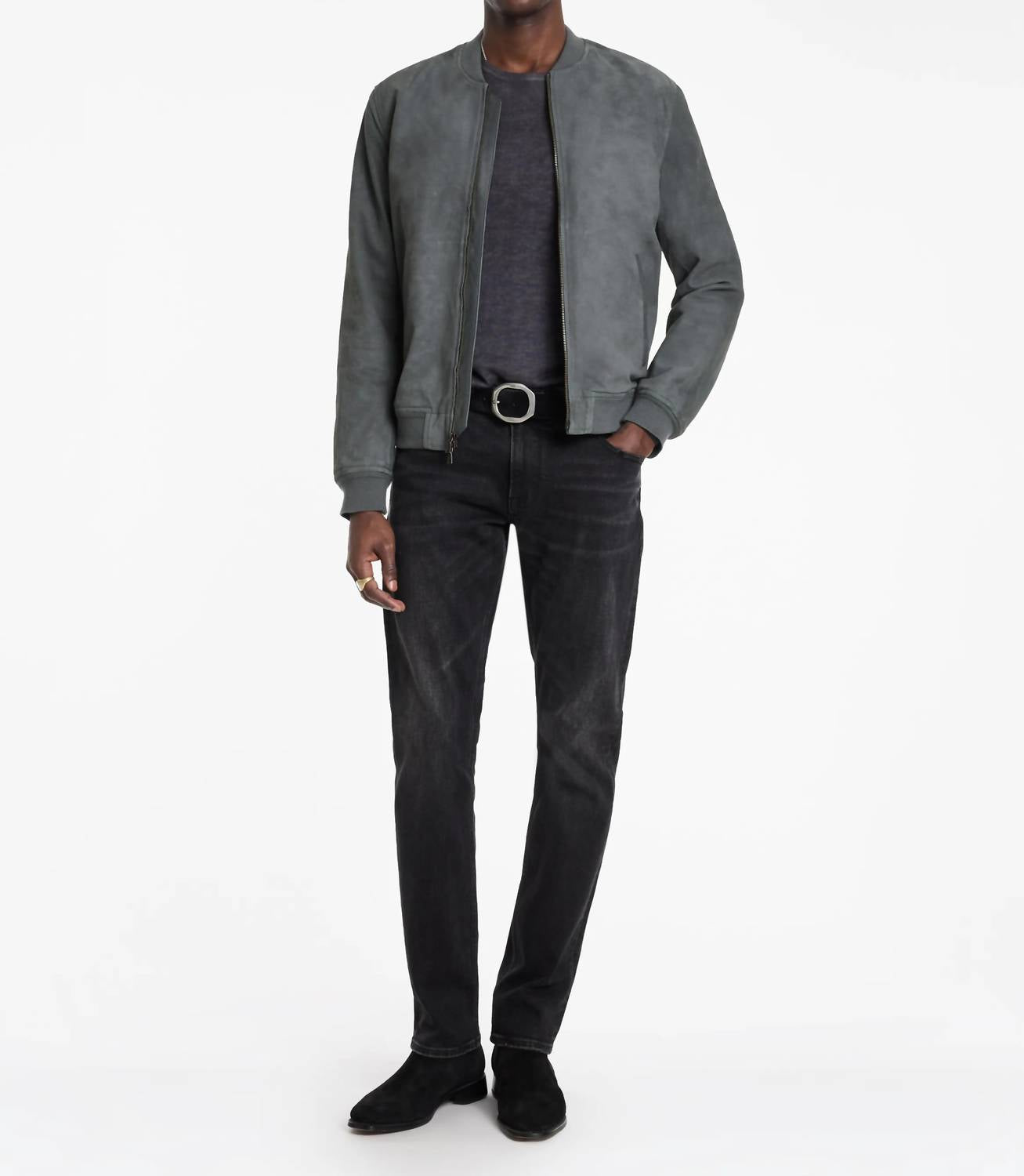 John Varvatos - Suede Leather Jacket