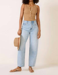 Pistola - Wes High Rise Barrel Jeans