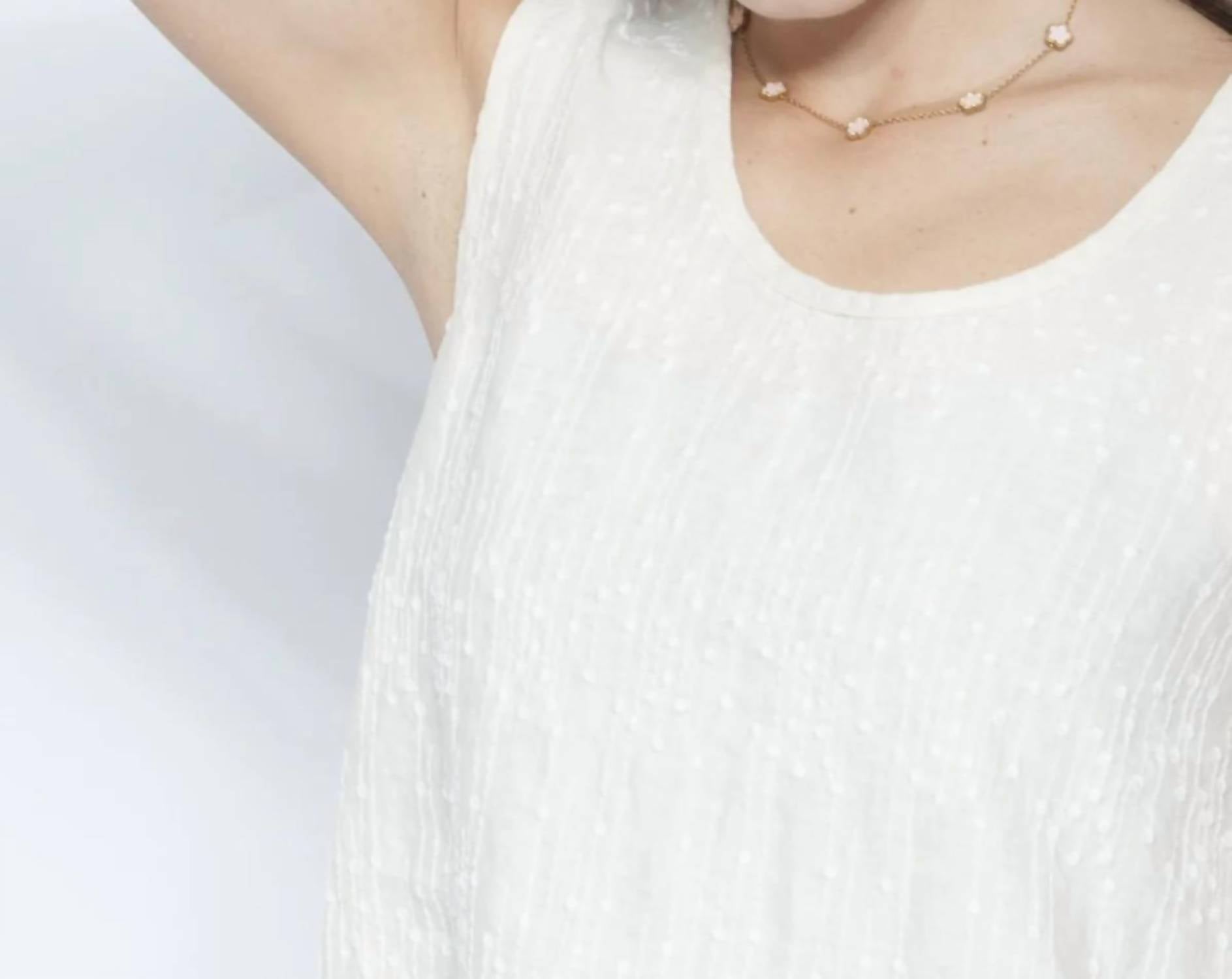 Alembika - Button Back Tank Top