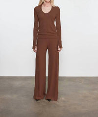 Enza Costa - CASHMERE EASY CUFFED U TOP