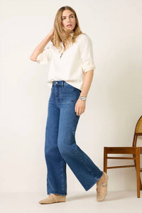 Frame - Le Slim Palazzo Modernist Pocket Jeans