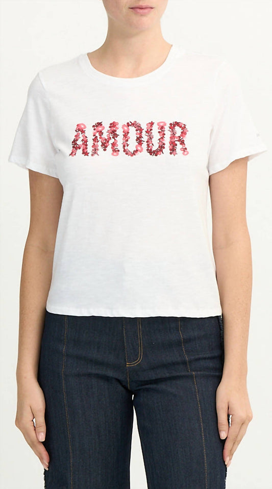 Cinq A Sept - Floral Amour Short Sleeve Tee
