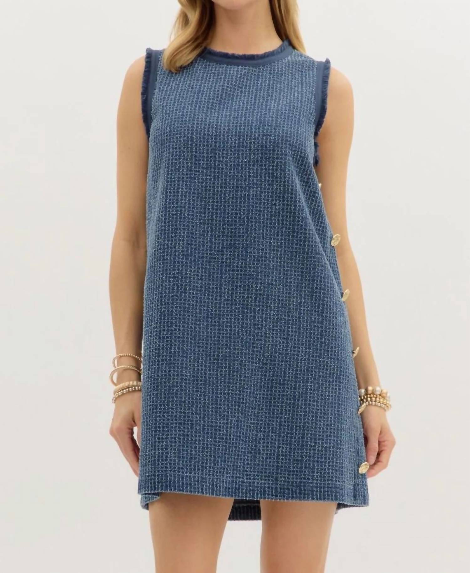 Entro - Twill & Trim Dress