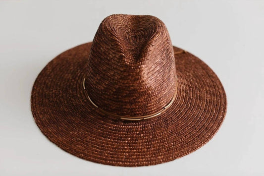 Gigi Pip - Women's Isla Straw Fedora Sun Hat