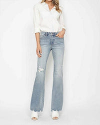 Judy Blue - Mid Rise Tummy Control Flare Jeans