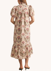 Entro - Soft And Chic Neutral Vibes Midi Dress - Plus