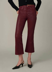 Joe'S Jeans - Callie Coated Cropped Bootcut Jeans