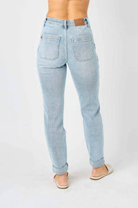 Judy Blue - High Waist Vintage Double Cuffed Jogger