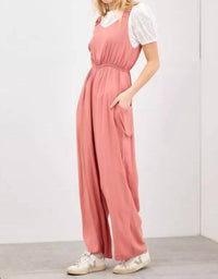 Polagram - Women's Marley Sleeveless Wide Leg Jumpsuit