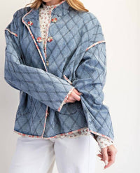 Easel - Women's Quilted Long Sleeves Jacket