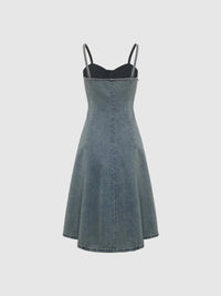 Urban Revivo - Camisole Denim Dress