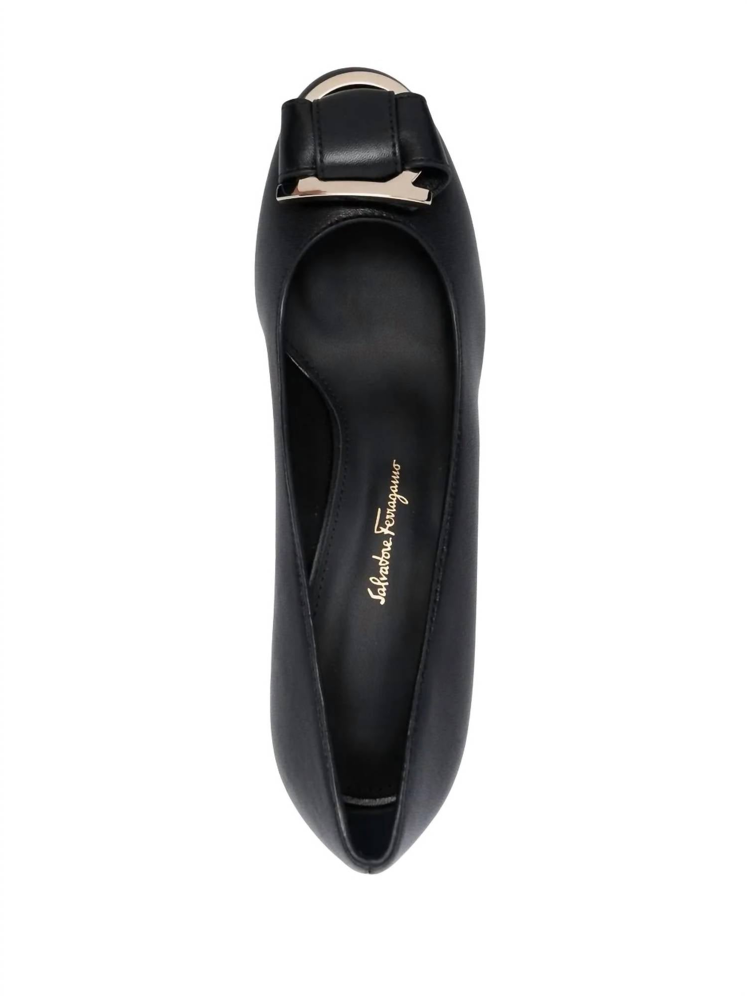 Salvatore Ferragamo - Women's Gancini-bow Leather Pumps