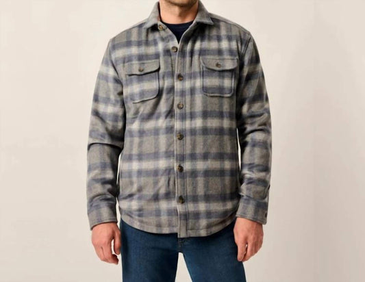 Johnnie-O - Hassler Cashmere Blend Sherpa-Lined Shacket