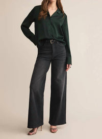 Z Supply - Ana Satin Button Up Top