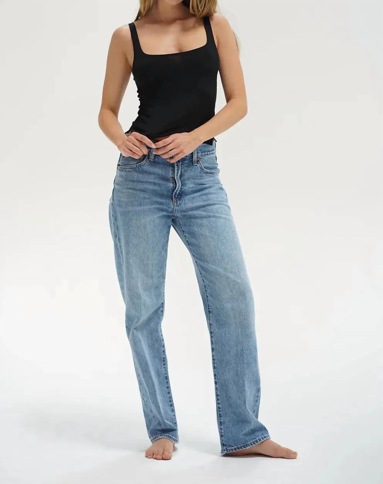 Lna - Ribbed Scoop Tank Top