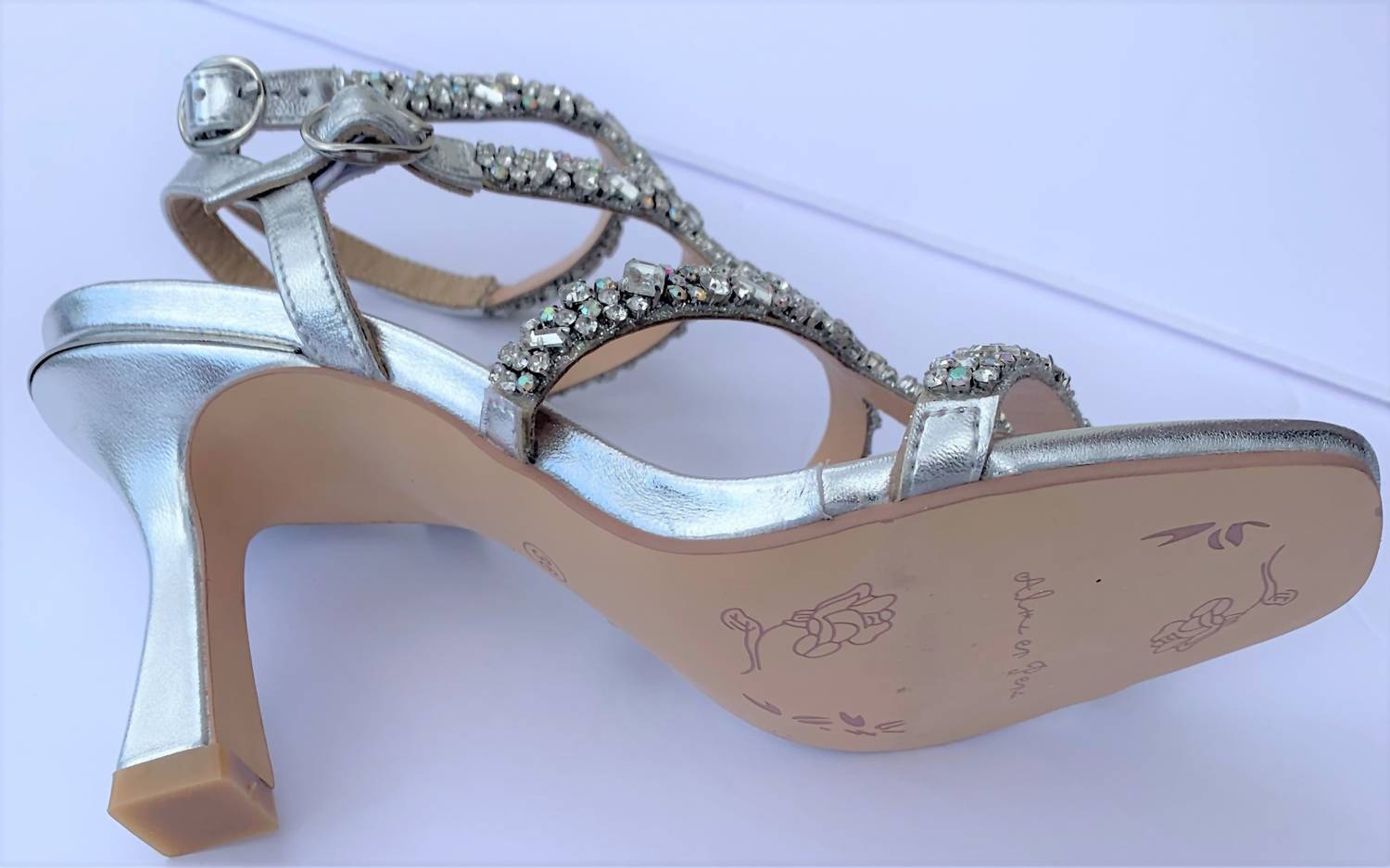 Alma En Pena Women's Isabela Dressy Sandals in silver - women's heels - view 4