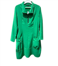 Samuel Dong - Women's 3/4 Sleeve Coat Dress