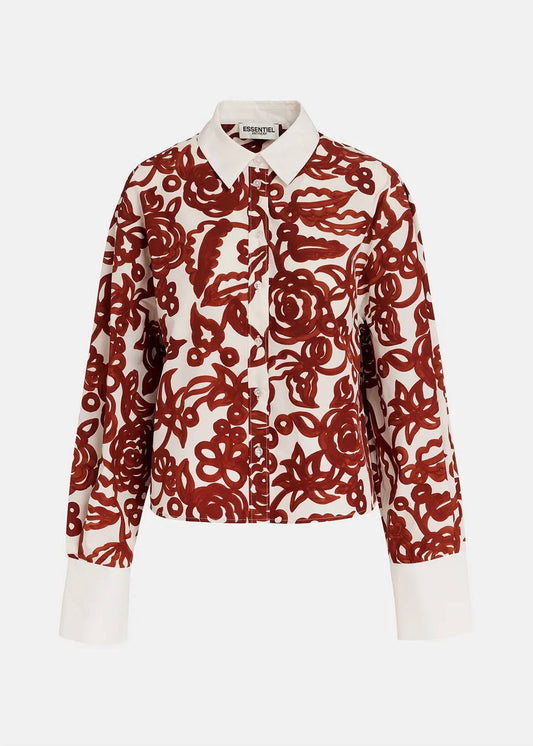 Essentiel Antwerp - Gofie contrast collar shirt