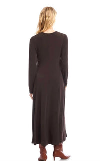 Karen Kane kate midi dress in black - women's dress - alternate view