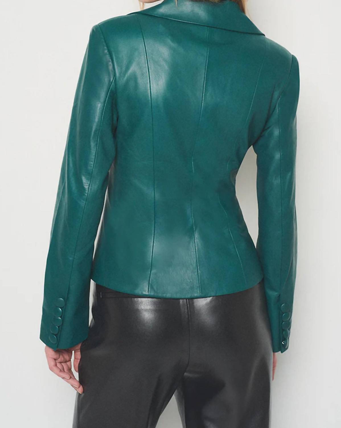 As By Df - Telly Upcycled Leather Blazer