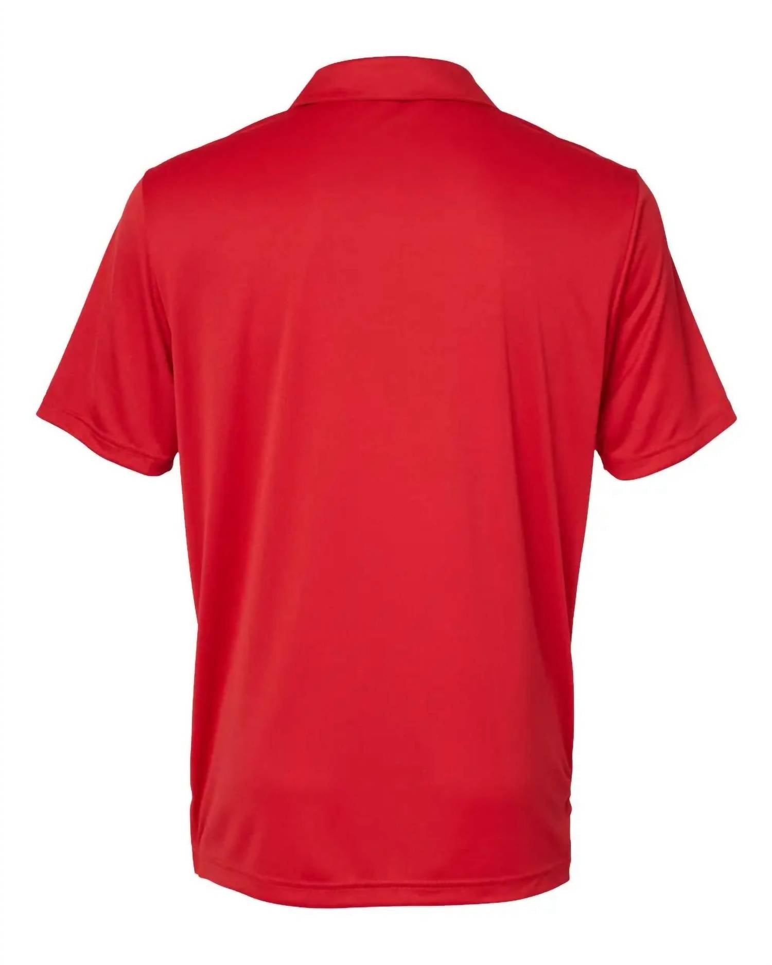 adidas Men's 3-stripes Chest Top in red - men's shirt - alternate view