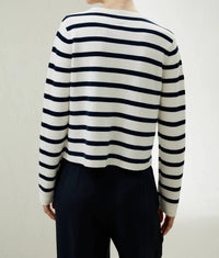 Lilysilk - Gariana Striped Wool Cardigan
