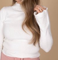 Aemi + Co - Aria Lace Trim Sweater