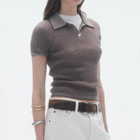 Guest In Residence - Shrunken Polo Top