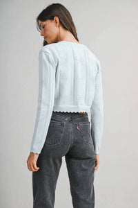 Mable - Eva Pointelle Knitted Cardigan