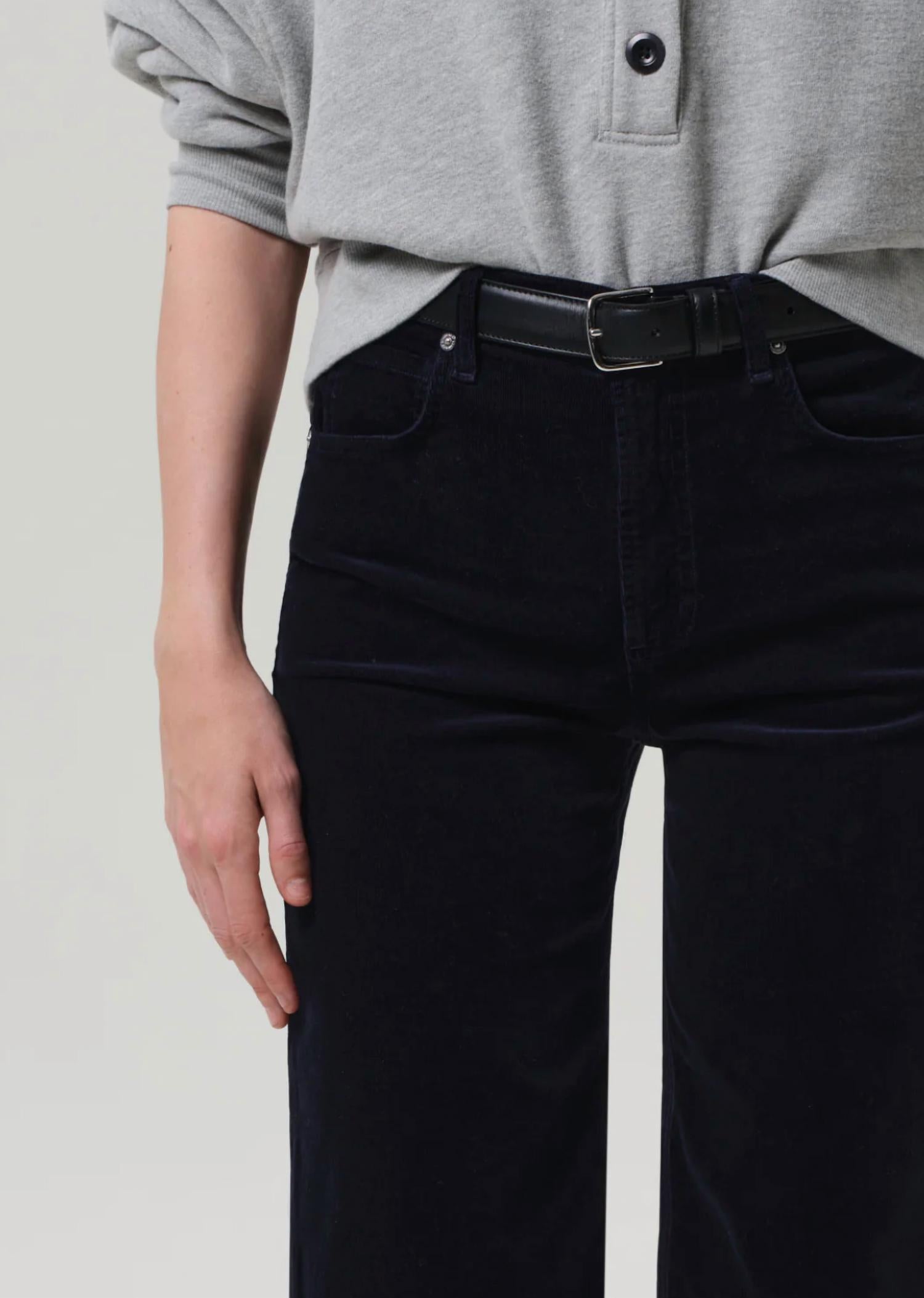 Citizens Of Humanity - Lyra Wide Leg Crop Corduroy Jeans