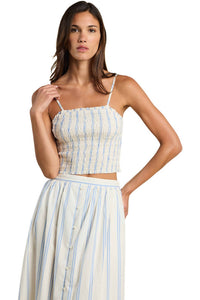 Trovata - Summer Striped Cropped Tank Top