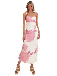 One & Only - One Shoulder Floral Maxi Dress