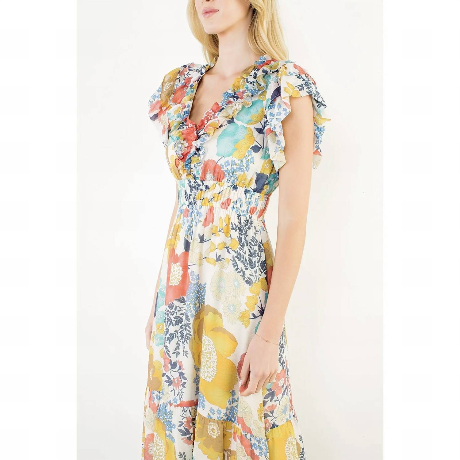 Thml - Flutter Sleeve Floral Dress