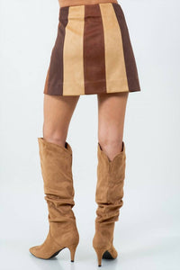 Whiteroom+Cactus - Suede Mini Skirt