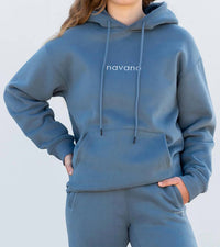 Navano - Unisex Oversized Pull-on Hoodie