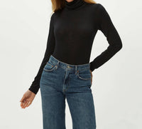 Michael Stars - Jojo Side Ruched Turtle Neck Sweater