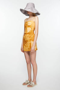 Acne Studios - Dua Tromp L'oeil Print Linen Minidress