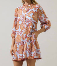 Sugarlips - Yamila Floral Ruffle Mini Dress