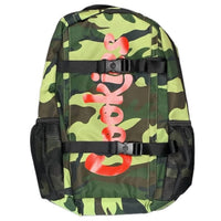 Cookies Men's Ripstop Nylon Backpack in green camo red - men's bag