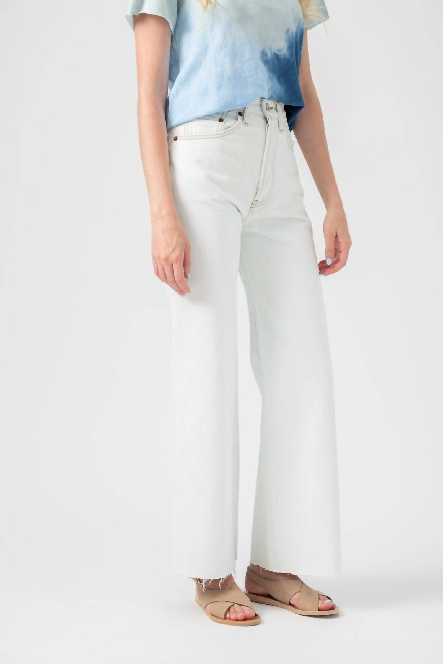 Re/Done - Wide Leg Crop Jeans