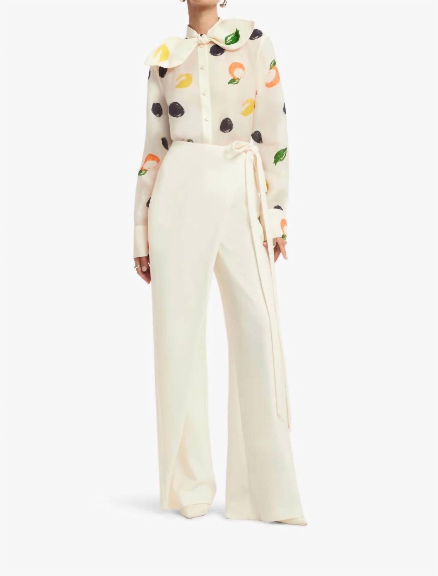 Leo Lin - Cora Bow Blouse