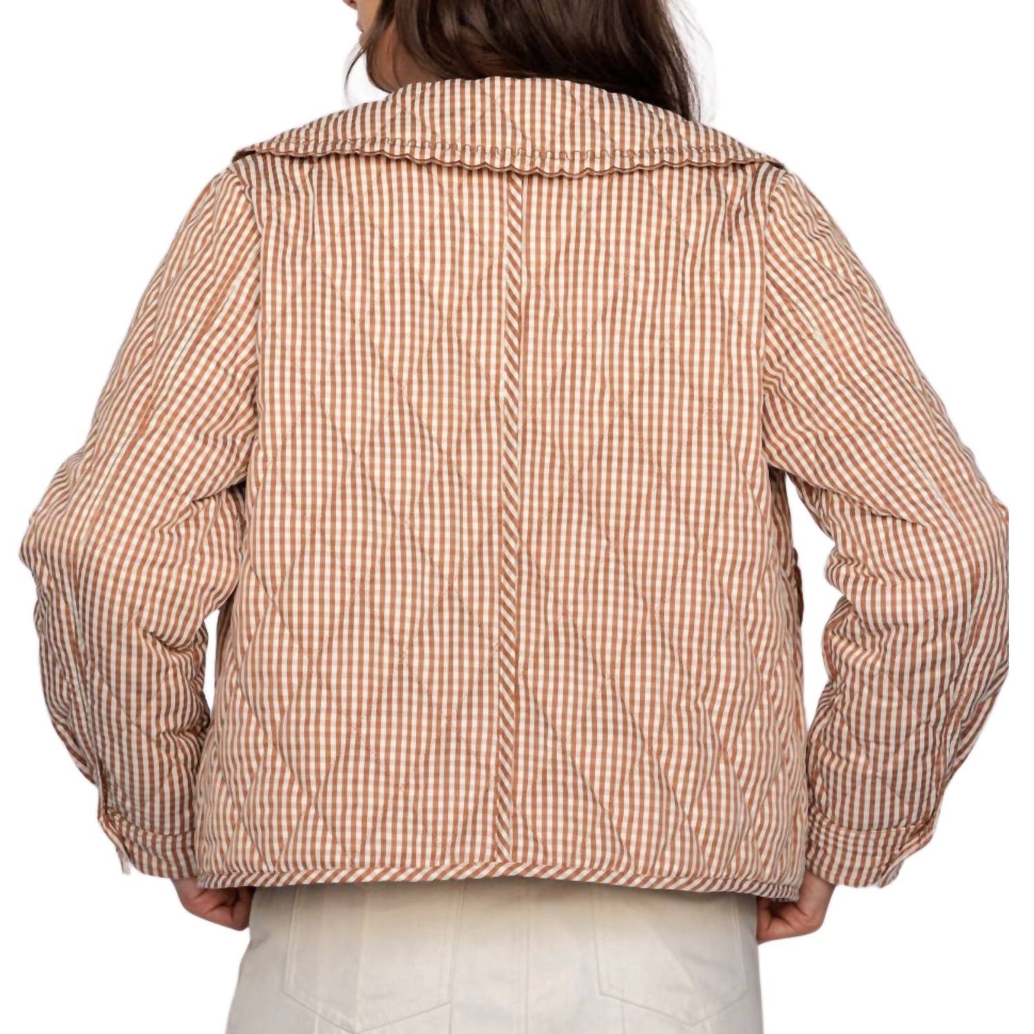 Storia - Gingham Quilted Jacket